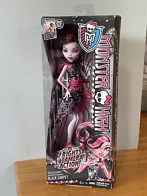 2013 Draculaura Daughter Of Dracula Black Carpet Monster High NIB Mattel BDF23 • $49.99