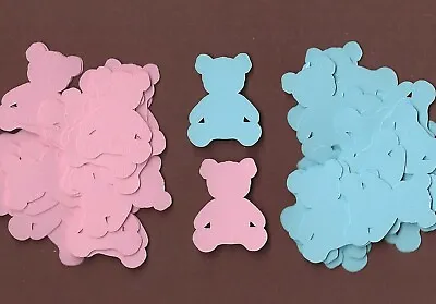 Teddy Bear Die Cuts 1.25  Tall  50 Pcs-Gender Reveal/Baby Shower  Confetti • $1.50