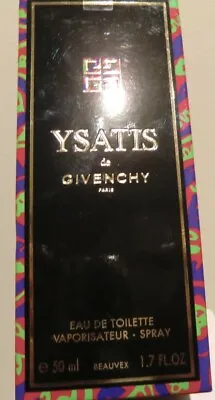 £78.99 • Buy Ysatis De Givenchy 50ml Eau De Toilette Spray Rara Vintage New In Sealed Box