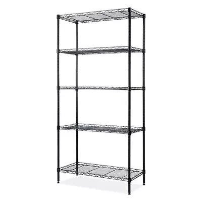 5 Tier Storage Rack Wire Shelving Unit Storage Shelves • $49.40