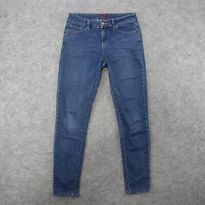 Elle Women's 6 Blue Medium Wash Skinny Jeans • $17.99