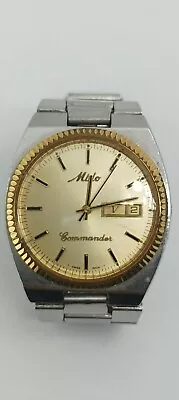 Mido Commander Men Dual Tone  Automatic Rare Vintage Watch • $149