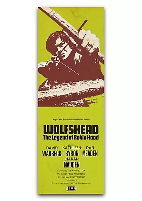 WOLFSHEAD The Legend Of Robin Hood Art Print Movie POSTER FILM Hammer Horror • £14.99