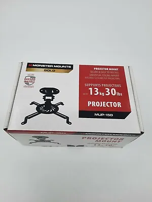 $62.95 • Buy Monster Mounts Black Ceiling Projector Mount Up To 13KG MUP-1500