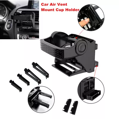 Car Air Vent Mount Cup Holder Stand For Phone Water Drink Bottle Universal Fit • $20.69