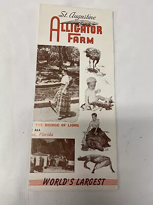 Vintage Travel Brochures Alligator FarmKenmore Ranch Miami Virginia Eleven • $9.99