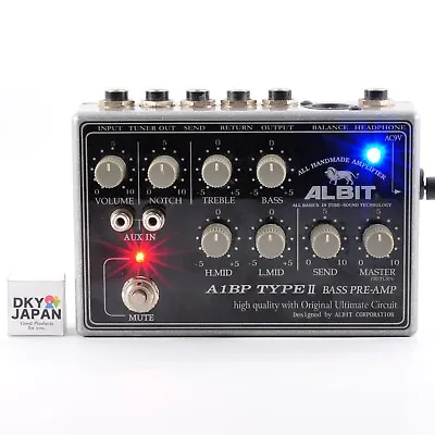 ALBIT A1BP Type II Bass Preamp High Quality With Original Ultimate Circuit Used • $137.74