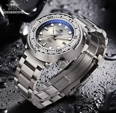 Mens 300m Deep Automatic Silver Dial Dive Watch • £136.21
