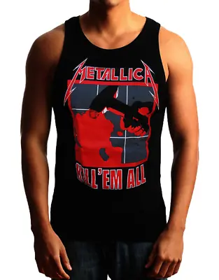 METALLICA KILL'EM ALL PUNK ROCK  Band Black Tank Top • $13.99