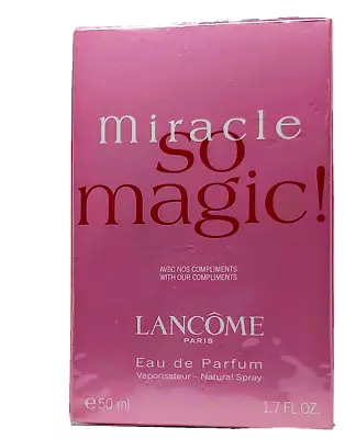 ❤️ Miracle So Magiclancomeeau De Parfum1.7 Oz 50 Mlsealed!!!  • $185