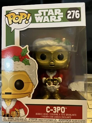 Funko Pop #276 Star Wars C-3PO Santa Droid Vinyl Bobblehead 2018 Figure • $14.50
