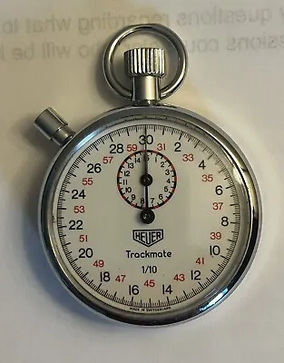 Vintage Heuer Trackmate Stopwatch - Ref 593 Excellent • $175