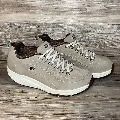 Skechers Shape Ups Womens 10 XF Energy Blast Walking Shoes Stone Brown 12321 • $30