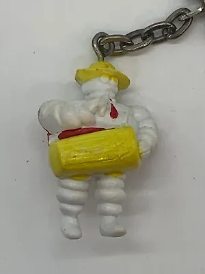 MICHELIN Bibendum Rare Figure 60s French Keyring Vintage Free Shipping Used • $50