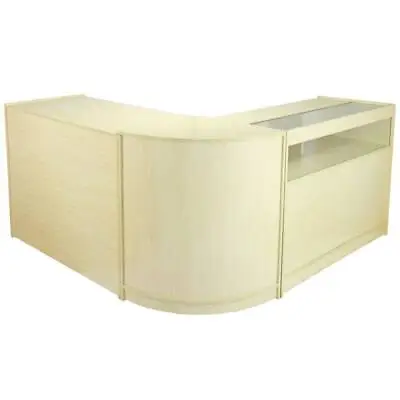 £499.99 • Buy Retail Counter Maple Shop Display Storage Cabinets Shelves Glass Showcase Galaxy