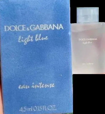 Dolce & Gabbana Light  Blue Eau De Parfum Eau Intense 4.5ml 0.15oz • £13.07