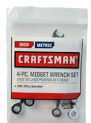 Craftsman 4pc Midget Wrench Set .Sae/Metric • $17.99
