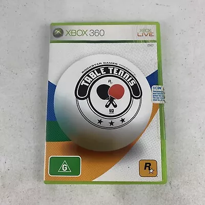 Rockstar Games Presents Table Tennis Xbox 360 Live Game 2006 PAL Free Postage • $17