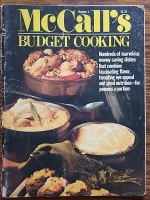 McCall's Budget Cooking Magazine Number 1 Antique Early - Mid 70's • $14.99