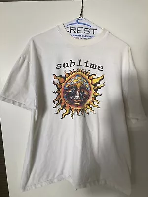 RARE VTG 90s Sublime T Shirt - Skunk Records - 40 Oz To Freedom Sun - L/XL • $225