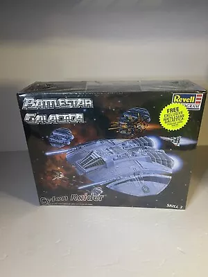 Revell Battlestar Galactica CYLON RAIDER Spaceship Model Kit  NIB Trading Cards • $39.99