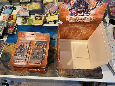 10 Yu-Gi-Oh Force Of The Breaker Special Edition Triple Blister Packs Sealed Old • £700