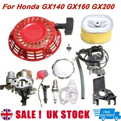 £18.99 • Buy Honda GX200 GX140 GX160 Service Kit Carburetor Plug Ignition Coil Recoil Gaskets