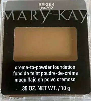 Mary Kay Beige 4 Cream To Powder Foundation NIB Crack But New & Very Usable! • $9.75