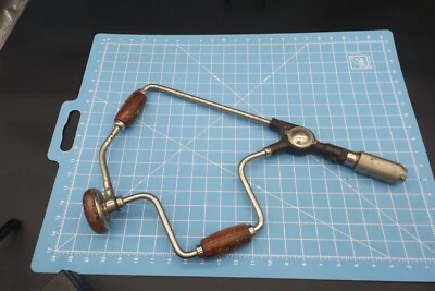$55 • Buy Vintage Millers Falls Company No. 502 Brace Hand Drill Carpentry Tool 20  Long