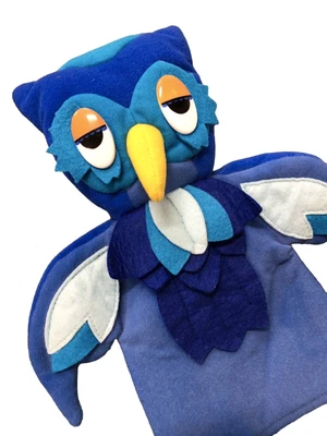 $55 • Buy Mr. Rogers Hand Puppet X Owl Vintage Dakin Plush PBS Kids Show 1988