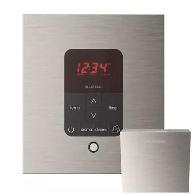 Mr.steam ITempo Plus Square Steam Shower Control MSITPLUSSQ In Brushed Nickel • $668