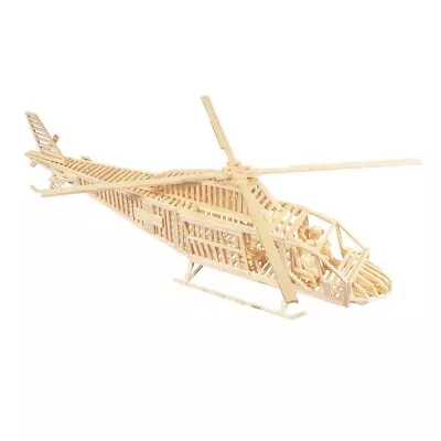 Matchitecture® Rescue Helicopter Model - Wood • $24.99