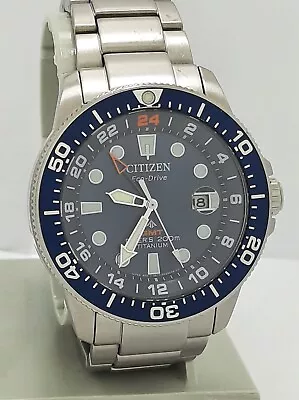 Citizen Eco Drive Promaster Divers Gmt  200m Watch BJ7111-51M • £300