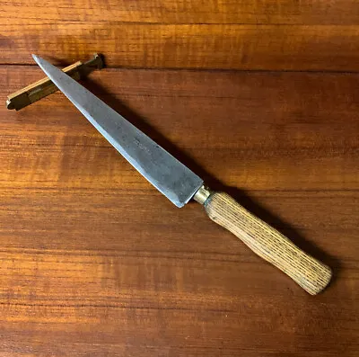 $68 • Buy Antique Sabatier France (64) 8” Carbon Steel Chef Knife Old Kitchen Knife