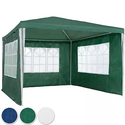 Gazebo For Garden Party Camping Festivals Beer Tent+removable Sides 3 X 3m Used • £39.99