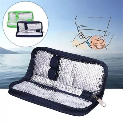 Insulated Oxford Travel Case Insulin Cooling Bag Medical Cooler Pill Protector • £5.71