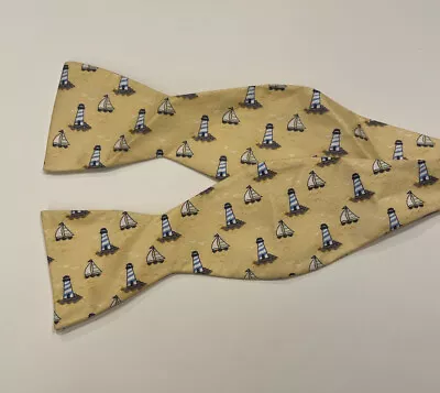 Unknown Brand Men’s Self-Tie Adjustable Bow Tie~Yellow Multi~NWT~$9.99 • $9.99
