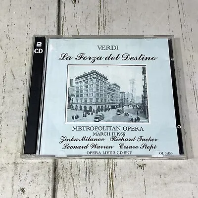 Verdi La Forza Del Destino Metropolitan Opera 1956 2 CDR Milanov Warren • $17.99