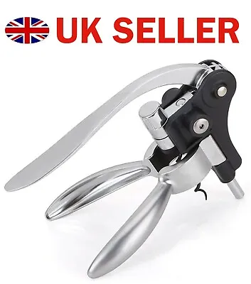 Corkscrew Rabbit Style Lever Wine Bottle Opener Silver Corkscrew Gift FREE P&P • £12.49