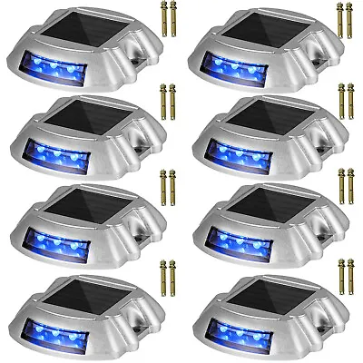 VEVOR 8 Pack Solar Driveway Lights LED Solar Lights For Dock Deck Outdoor IP68 • $56.39