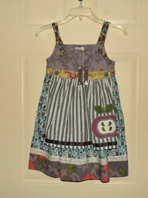 Matilda Jane Apple Percy Knot Apron Dress Girls Sz 8 NWT • $39.99