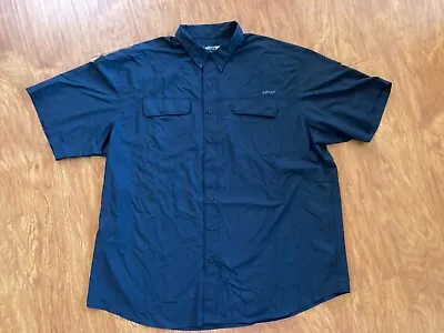 🎄Ariat TEK Shirt Black Button Up Vented Size XXL • $27