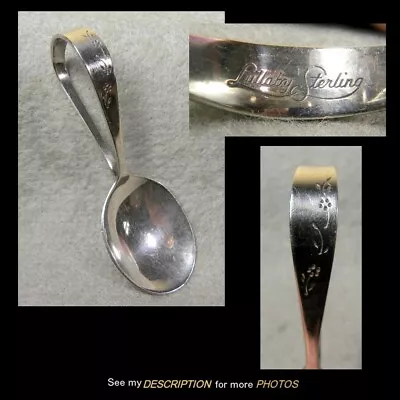 Antique Lullaby Sterling Silver Baby / Infant Feeding Spoon • $65