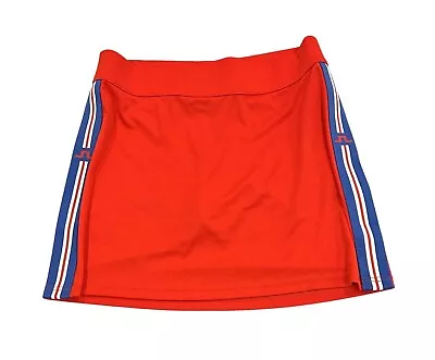 J Lindeberg Golf Skort Skirt Womens Size M Deep Red Asta TX Side Sport Stripe • $34.13
