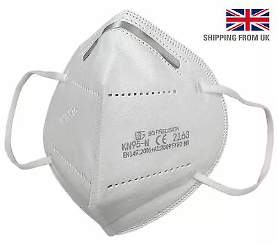 BOX 50  FFP2 Face Mask Dust Mask Particulate Disposable Respirator .. • £15