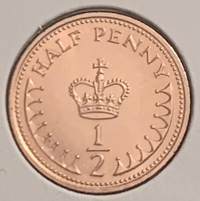 1984 Brilliant Uncirculated 1/2p Coin Half Pence Bunc Unc Bu Unreleased NIFC • £6.95