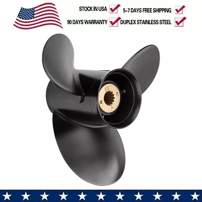 JSPROP OEM 10 7/8 X 11  Boat  Propeller Fit Mercury Engines 25-70HP 13 ToothRH • $55.79