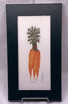 Martha Hinson Serious Vegetables 3 Karats Signed Aritist Proof (AP) Galley Print • $19.99