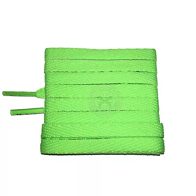 Mr Lacy Smallies - Neon Green Short Shoelaces (90cm Length | 8mm Width) • £4.99