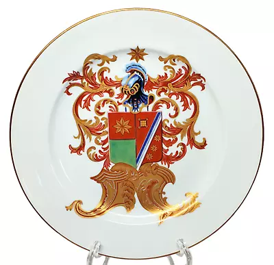 Mottahedeh Nelson Rockefeller Coll. Chinese Export Plate Coat Of Arms Portugal • $44.49